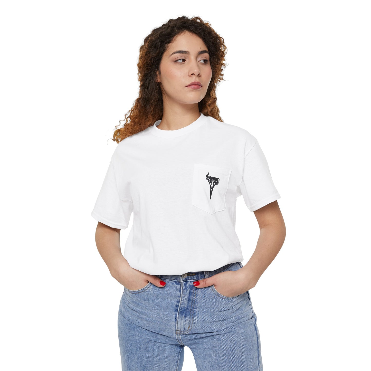 Unisex Heavy Cotton Pocket Tee